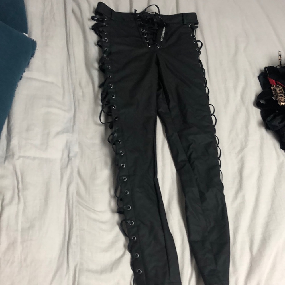 Dollskill dominatrix lace up pants. Never worn